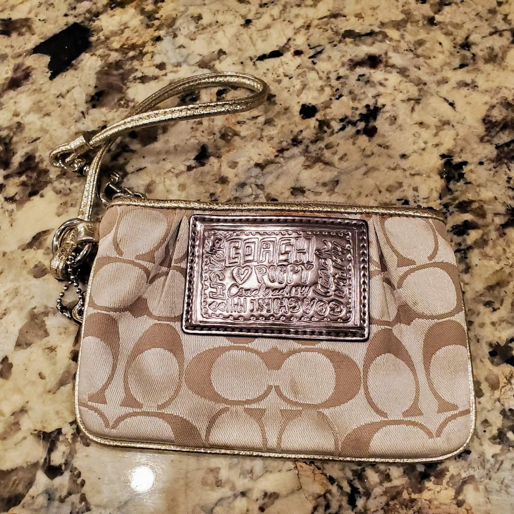Coach Poppy Collection Wristlet